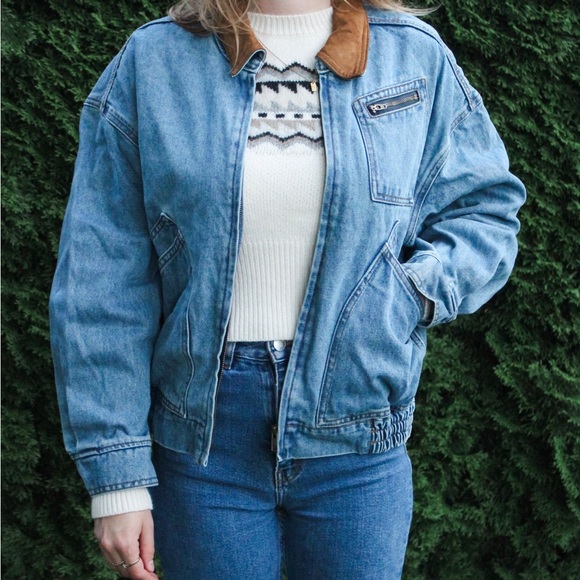 Jean jacket vintage style Jean jacket - Picture 3 of 4